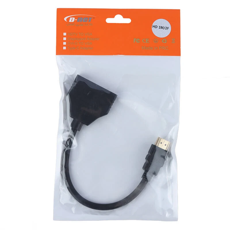 تبدیل 1 به 2 HDMI کابلی D-NET